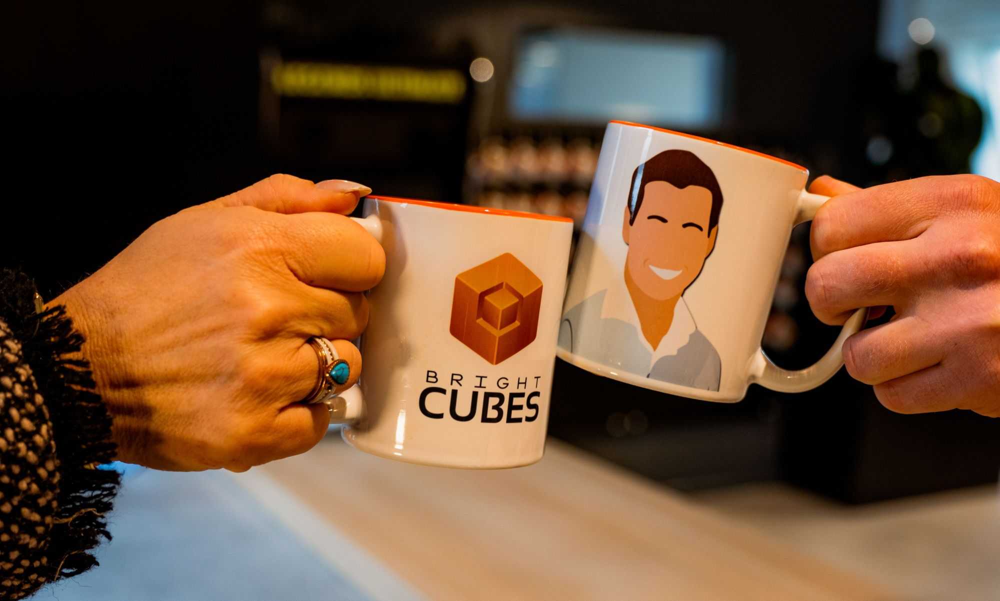 Bright Cubes Koffie Branding